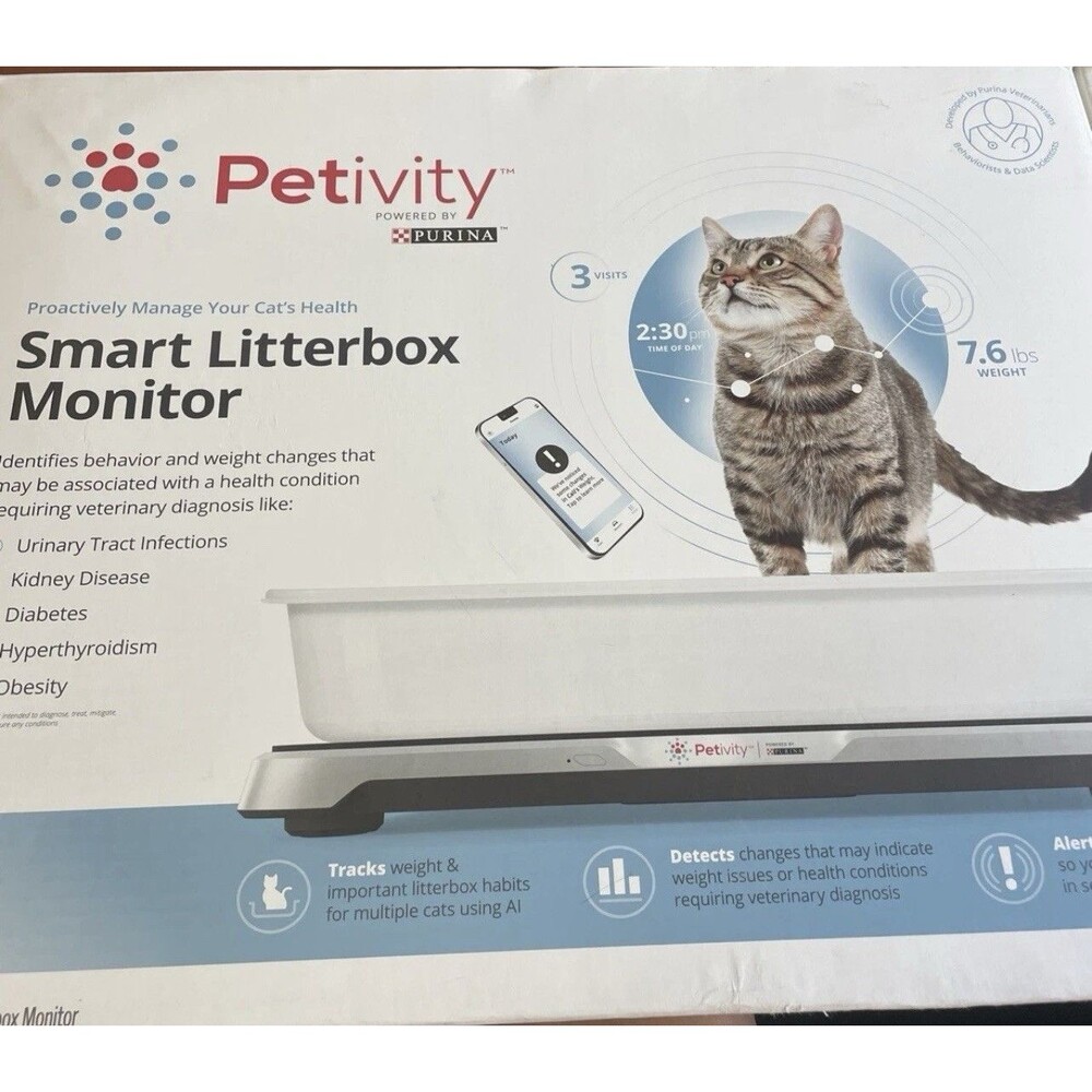 Petivity Smart Litterbox Monitor System NEW